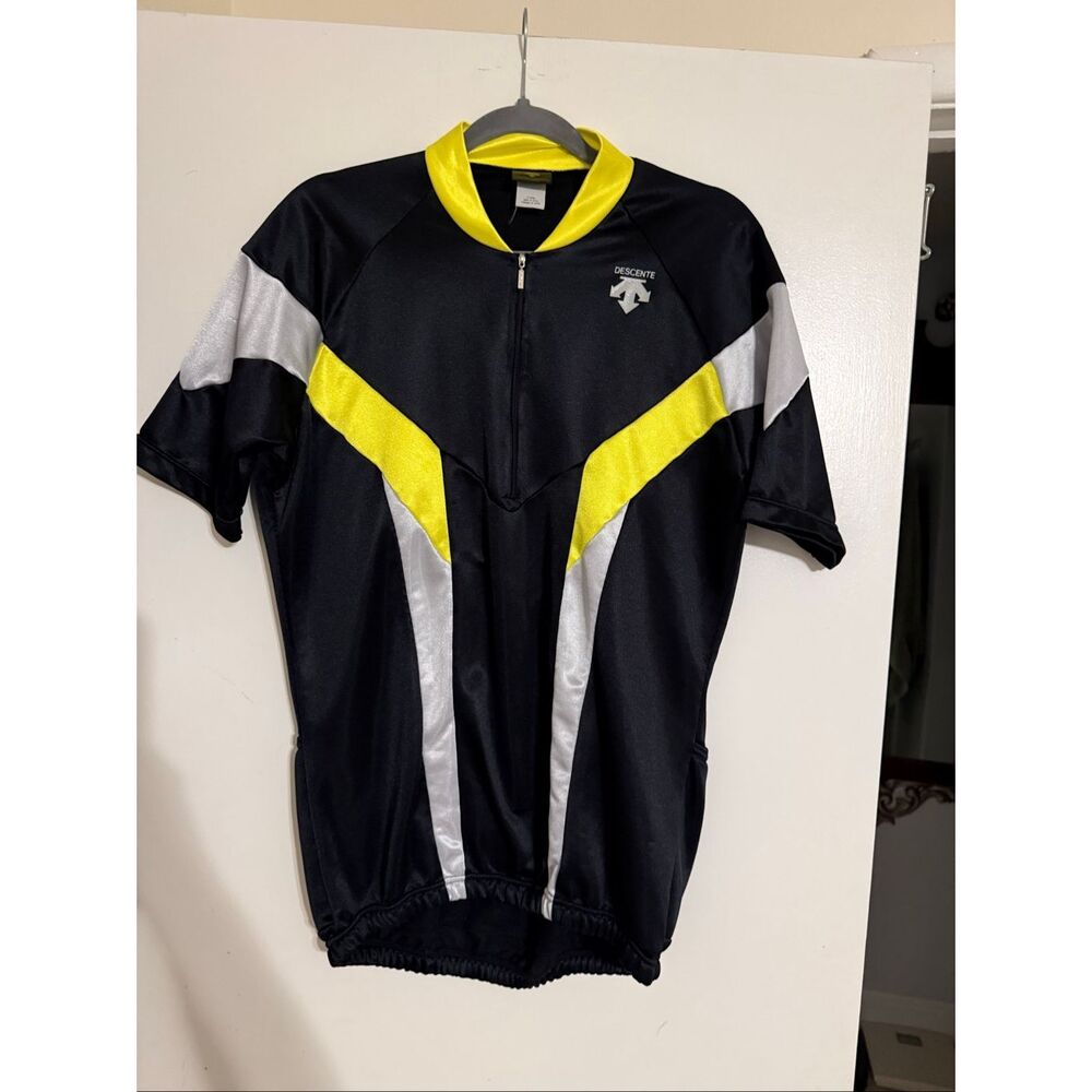 Vintage DESCENTE Men's Cycling Jersey Shirt Size XL